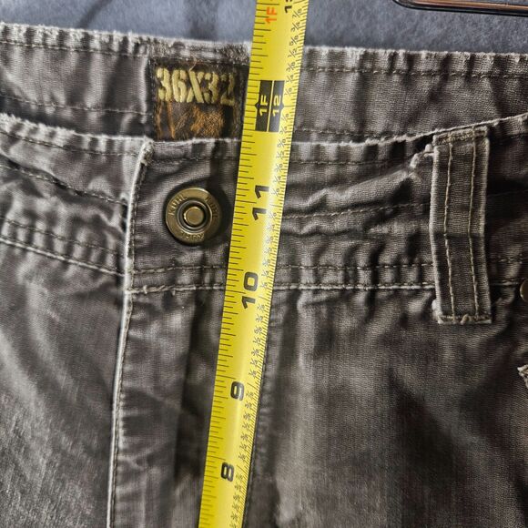 KUHL REBEL 36X32 Coated Cotton Cargo Double Knee Pants Rugged Hunting - Picture 8 of 12